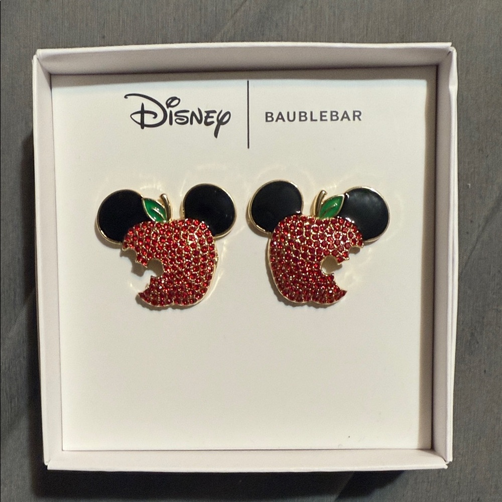 Baublebar Disney Mickey Apple Earrings